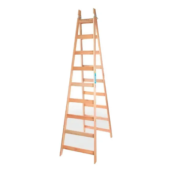 Escalera Pintor De Madera Reforzada 9 Escalones Alpina