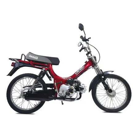 Mobilete Bikelete Moby 4 Tempos Marchas Bicicleta Motor Verm Cor Vermelho