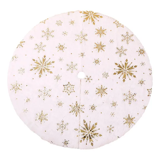 Saia De Árvore De Natal, Capa De Saia De Árvore 90cm Ouro