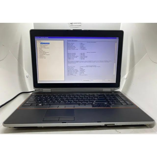 Dell Latitude E6520 I3 2th 15.6 Display Placa Madre Funciona