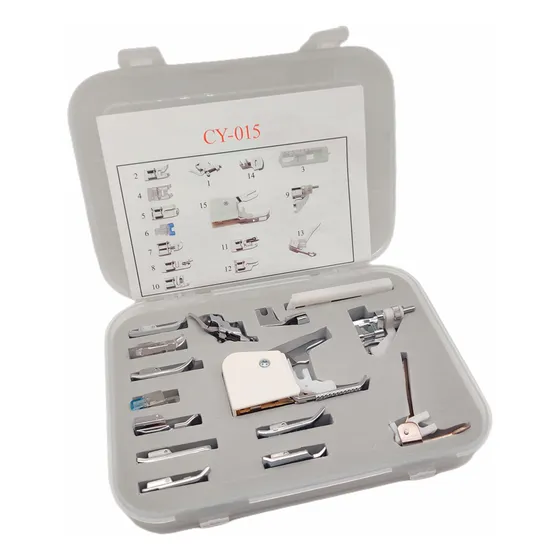 Kit X 15 Prensatelas Gadnic Multifunción Costura Y Patchwork Para Maquina De Coser