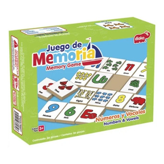 Juego De Memoria Números Y Vocales Mesa Diako Didáctico Juego De Memoria Números Y Vocales Mesa Diako Didáctico