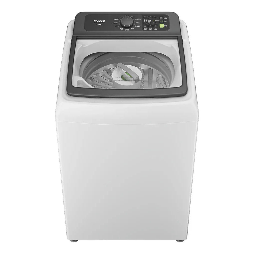Máquina de Lavar Consul 14Kg Branca com Modo Eco - CWN14AB Máquina de Lavar Consul 14Kg Branca com Modo Eco - CWN14AB