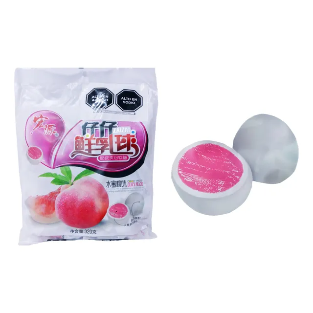 Caramelos Cremoso De Leche Sabor Durazno 320gr Zai Zai