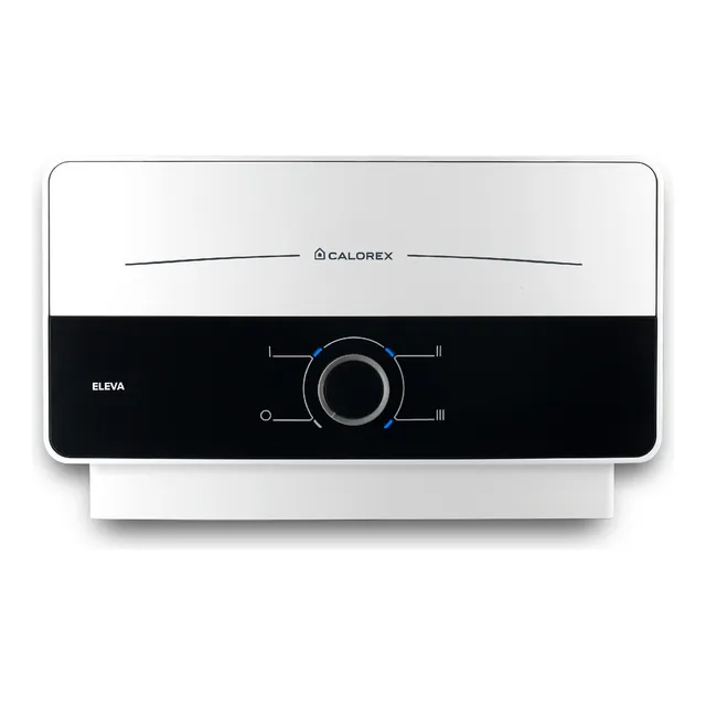 Calentador Instantáneo Eléctrico Calorex Eleva 4 Litros Color Blanco con Negro