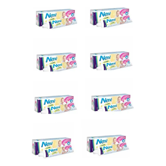 Kit 8 Cremes Preventivo Contra Assaduras Nenê 45g - Vidora