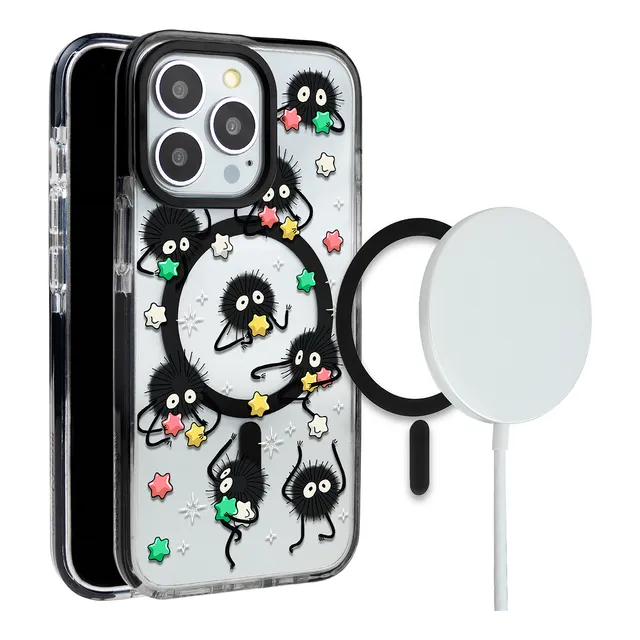 Funda Para iPhone Magsafe Anime De El Viaje De Chihiro Susuwataris Anime Pelicula Studio Ghibli Case