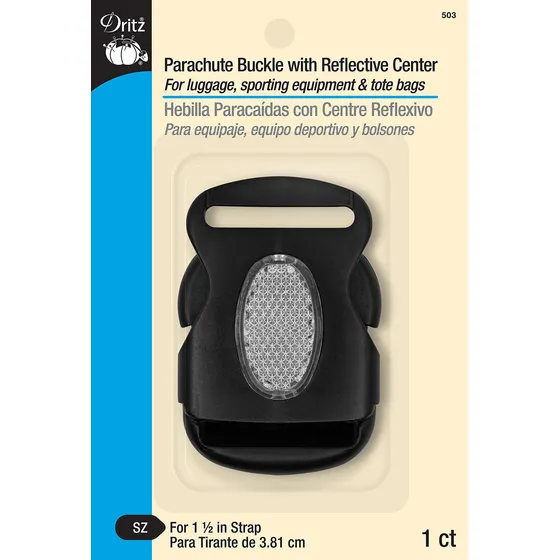 Dritz Hebilla Paracaida Centro Reflectante Para Correa 1-1