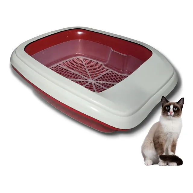 Caixa De Areia Inteligente Gatos Furba Com Tela E Borda Caixa De Areia Inteligente Gatos Furba Com Tela E Borda