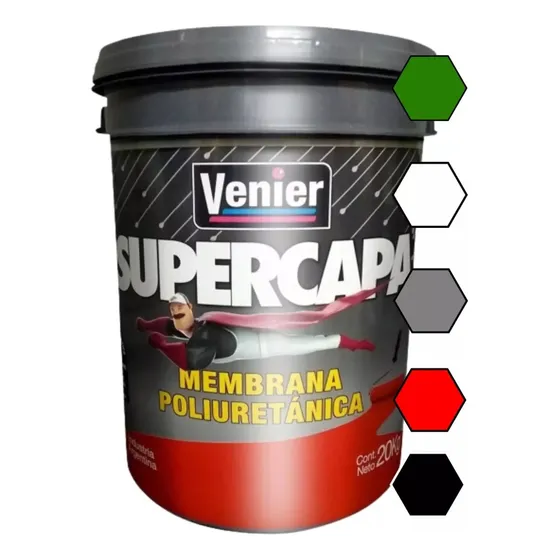 Venier Supercapa Membrana 20l - Exterior, Losa, Chapa.