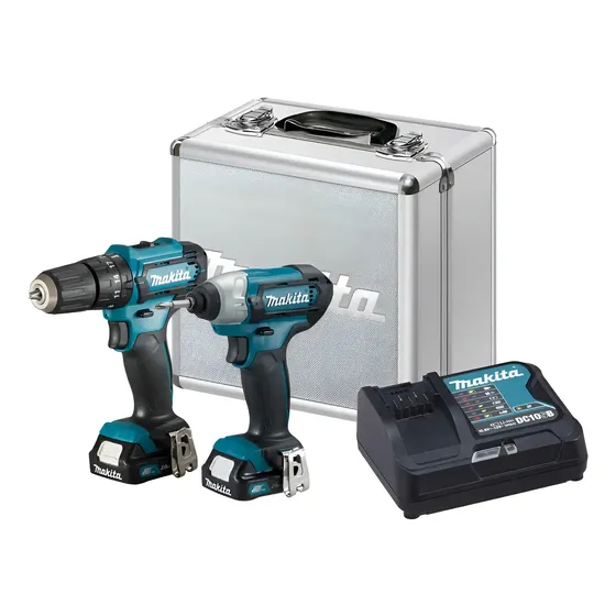 Combo Parafusa/furadeira Hp333d + Parafusa Td110d 12v Makita
