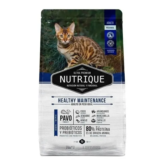 Nutrique Ultra Premium Adulto Gato Seca Mix Healthy Maintenance 2 kg