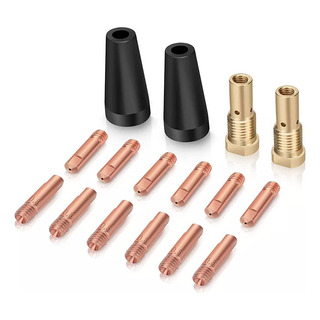 Kit Puntas Boquilla Sin Gas Flux Core K3493-1, 16 Piez Kit Puntas Boquilla Sin Gas Flux Core K3493-1, 16 Piez