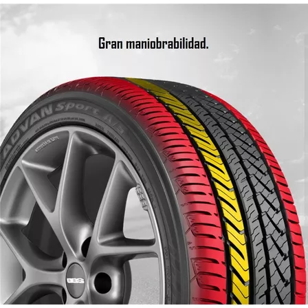 1 Llanta 275/40r19 Yokohama Advansportas 101y 110140529