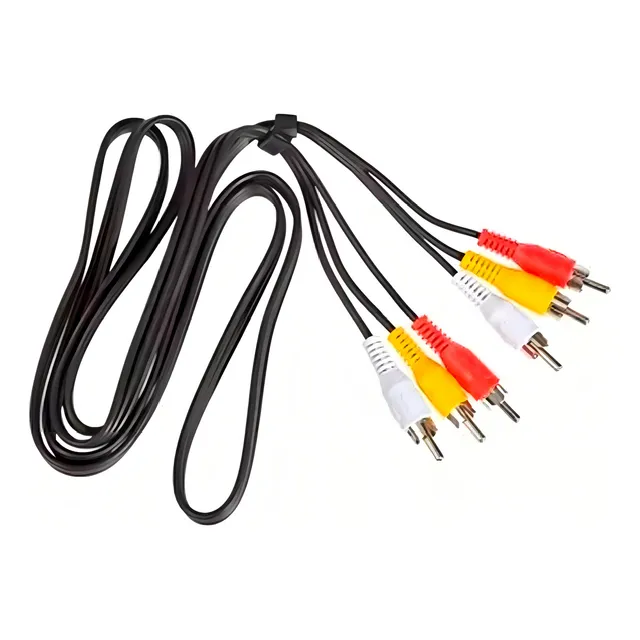 Cable Rca A Rca 3x3 Audio Video Macho-macho 1,5 Mts