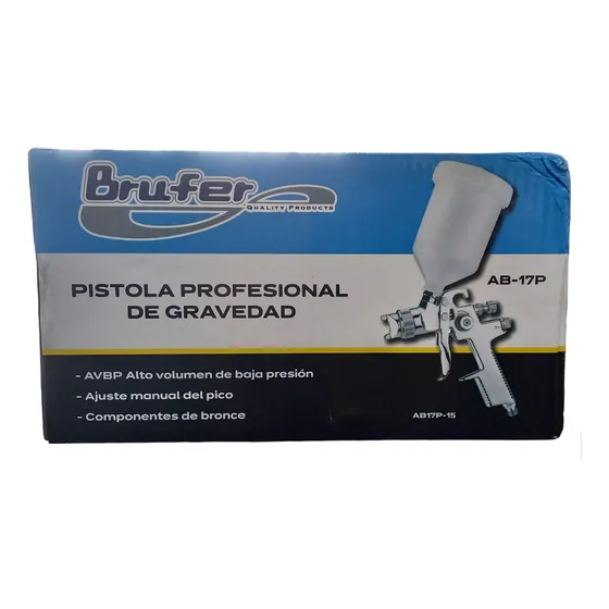 Pistola P/pintar Profesional De Gravedad Brufer