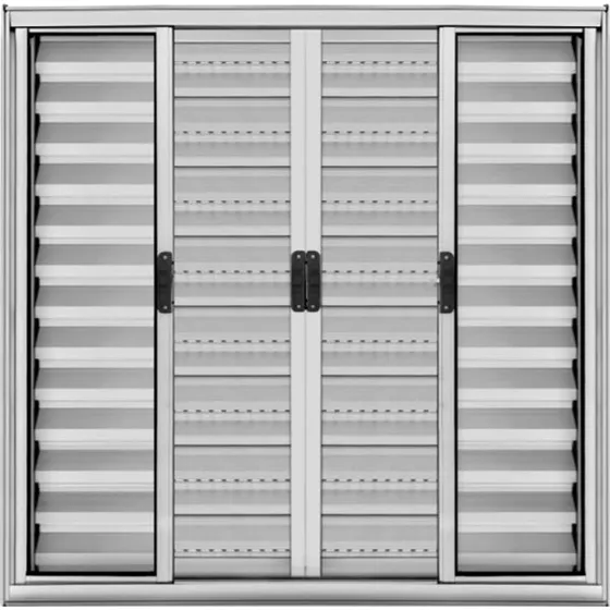Janela Para Quarto 6 Folhas Sem Grade 1,00x1,20 Brilhante