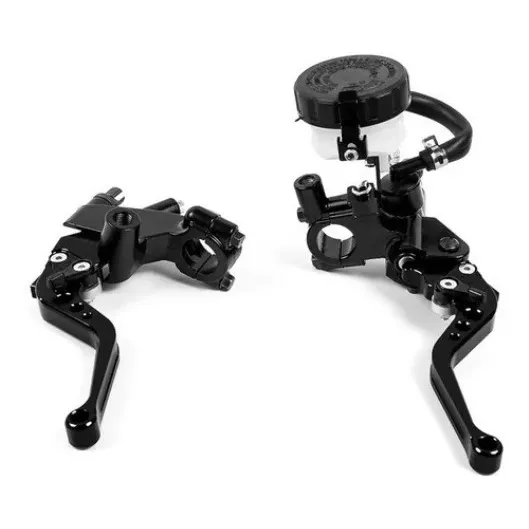 Palancas Manija Moto Freno Embrague C/bomba  Cafe Racer 
