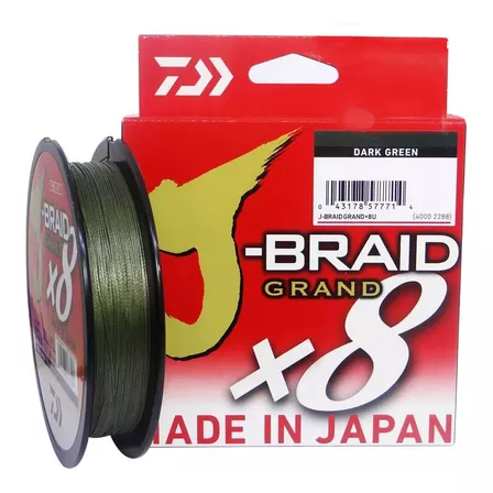 Linha Pesca Multifilamento Daiwa J-braid X8 8 Fios 270m Verd