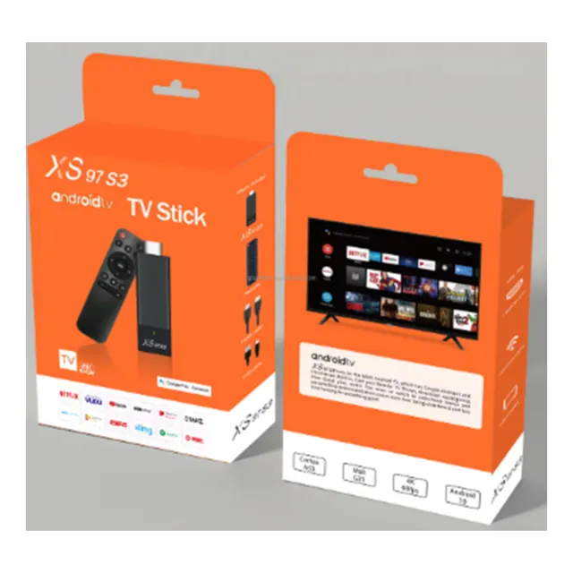 Tv Stick Mod Xs97 S3 4k H.265 Hevc 2,4 G+5g Wifi Android 10