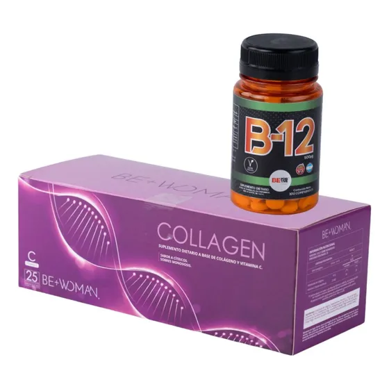 Kit Belleza Colágeno Hidrolizado Y Vitamina B12 100 Comp