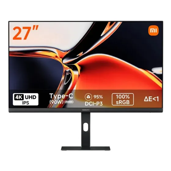 Monitor Xiaomi 4k Monitor A27ui Negro | Cuotas sin interés
