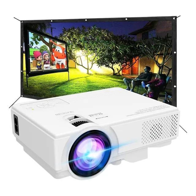 Mini Proyector Películas Wifi Y Bluetooth Compatible 1080p