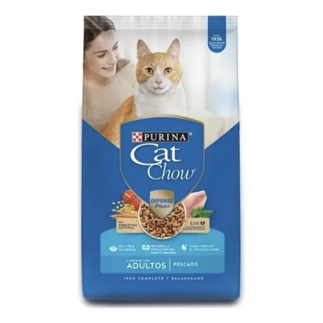 Alimento Cat Chow Defense Plus Para Gato Adulto Bolsa 20 Kg