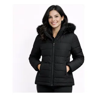 Fitnez Jaqueta Feminina Puffer Forrada Bobojaco Impermeável Até G4