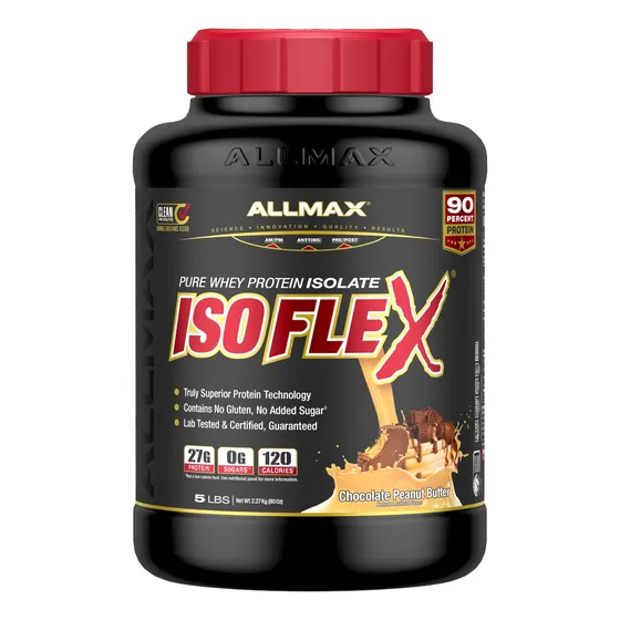 Proteína De Suero En Polvo Allmax Nutrition Isoflex 2,27 Kg