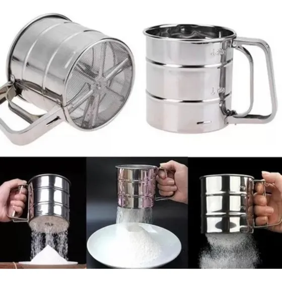 Colador Cernidor Harina Tamizar Azúcar Glas Utensilio Cocina