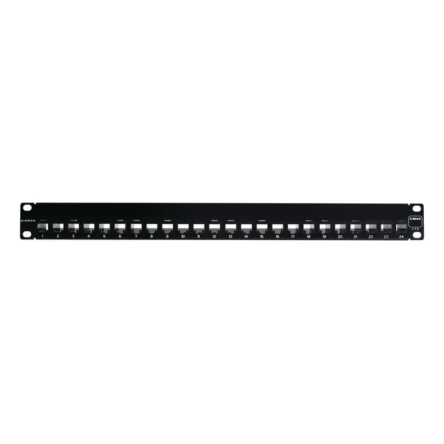 Panel De Parcheo Siemon Z-max 6a 1u 24 Puertos Cat6a