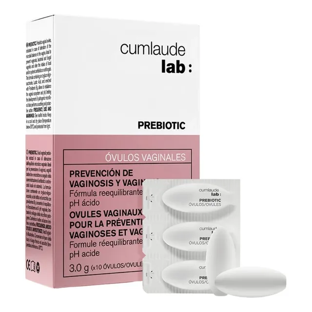 Ovulo Vaginal Cumlaude Lab Prebiotic Prevención Infecciones