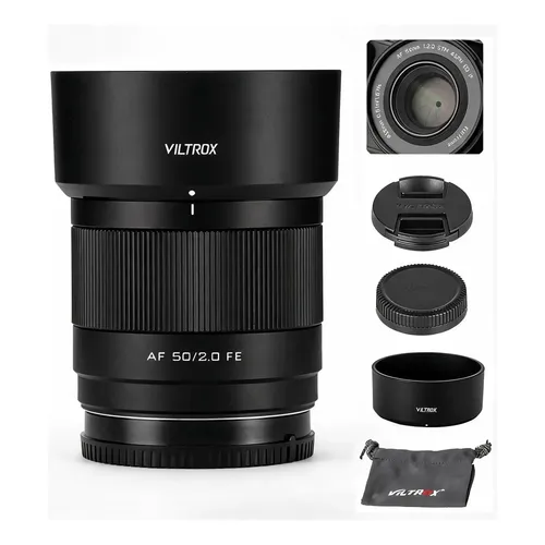 Lente Prime Full Frame Viltrox Af 50mm F2 Fe-mount Para Sony