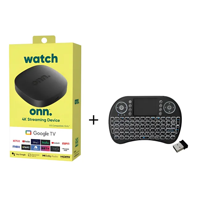 Watch Onn Streaming 4k Google Control Voz Tv Box Stick Smart