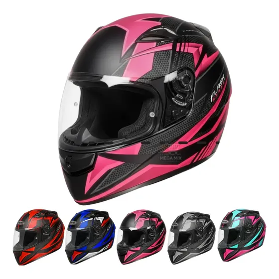 Capacete Moto Fechado Ebf New Spark Esportivo C/ Narigueira — foto 2