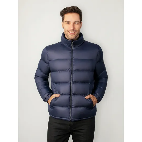Chamarra De Pluma Capitonada Hombre Pol7123