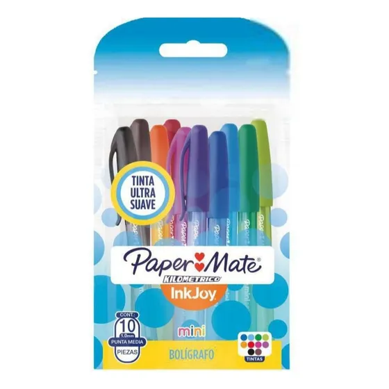 Paper Mate Boligrafo 100st Mini Bolsa X10 Surtido 1934254