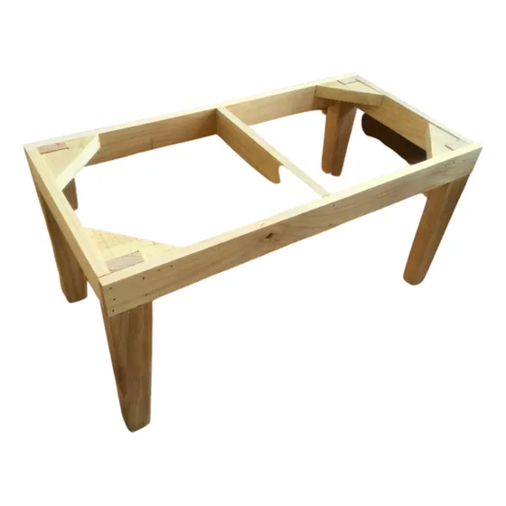 Estructura P/ Tapizar - Pie De Cama Recto 40 X 40 X 90cm