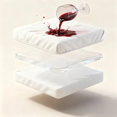 Protetor Capa De Colchão 100% Impermeável Malha Silencioso Branco Liso Solteiro