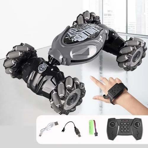2.4g Carrinho Jzrc Rc Stunt Com Controle Remoto Gesto Sensor Cor Cinza