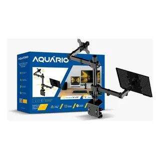 Suporte Articulado Fixação Monitor Notebook 14 A 32 Polegada Cor Preto Suporte Articulado Fixação Monitor Notebook 14 A 32 Polegada Cor Preto