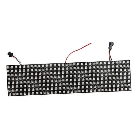 Panel De De Píxeles Led Ws2812b Dream Color Black 8x32cm