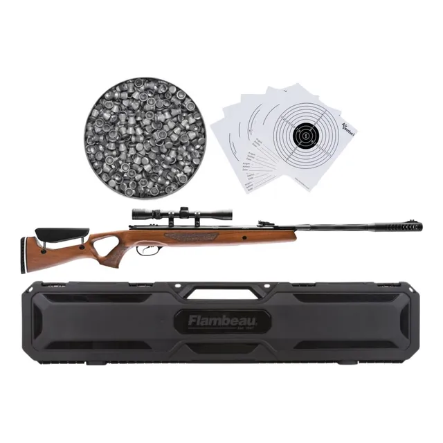 Rifle Hatsan 65 Combo 5.5mm Estuche Pellets Xchwsp