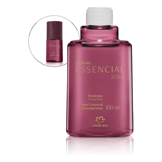 Refil Desodorante Corporal Natura Essencial Atrai Feminino