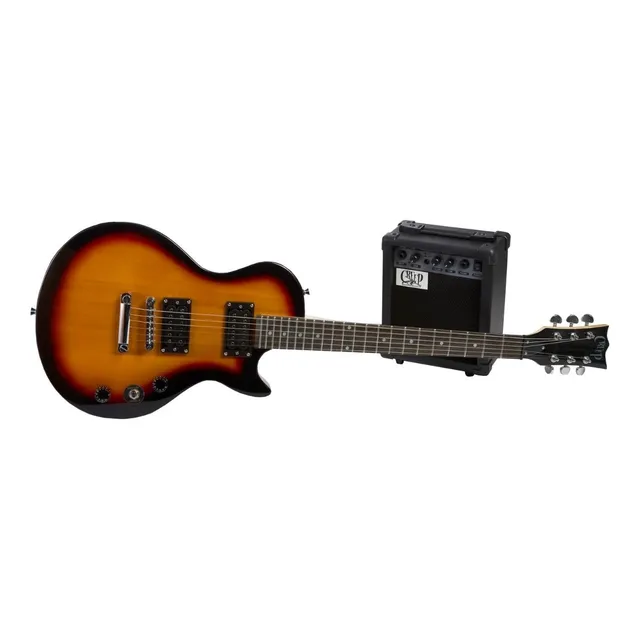 Pack Guitarra Les Paul Y Amplificador Creep Completo Sb