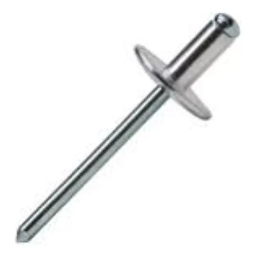 Remache Ala Ancha 3/16 X 1/2  Pack 100 Pz