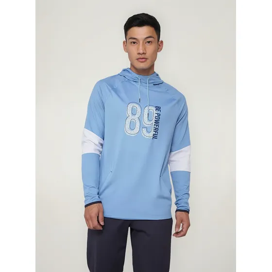 Hoodie Hombre Ostu  Azul Poliéster 60060195-50585