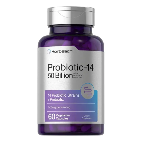 Horbaach Probiotics 20 Billion Cfu14 Strain 50 Cap