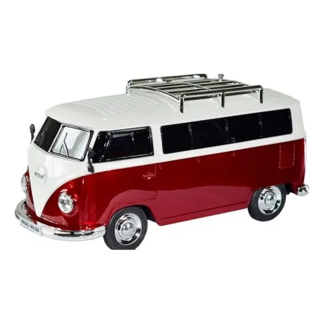 Parlante Bluetooth Volkswagen Kombi Rojo